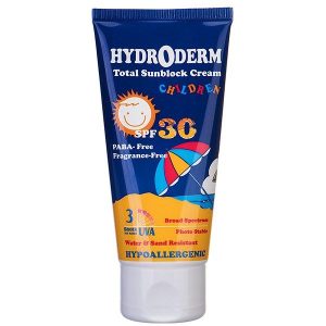 کرم ضد آفتاب کودکان هیدرودرم مدل Children SPF30 حجم ۵۰ میلی لیتر